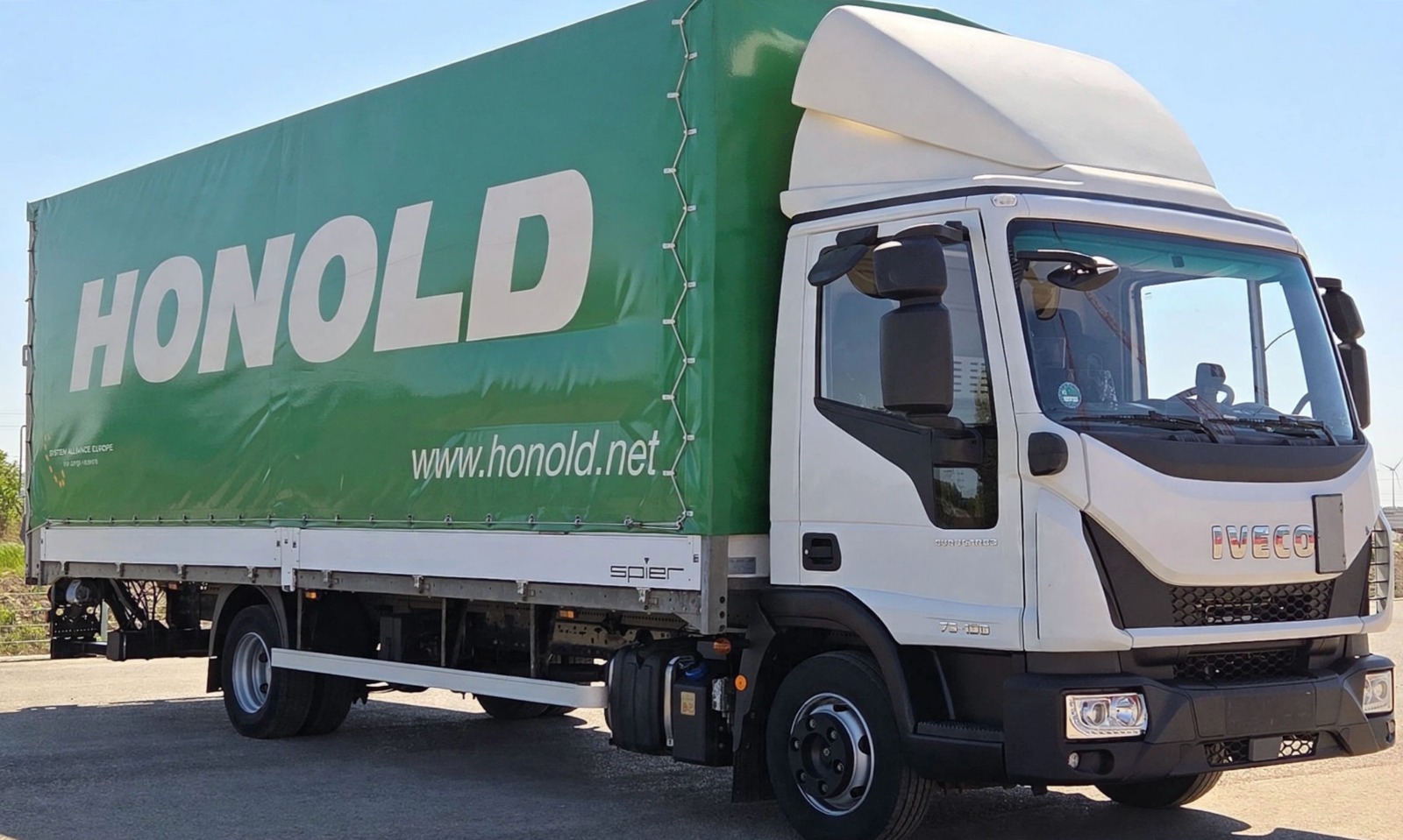 IVECO EUROCARGO 75E190 EURO 6 CENTINATO CON SPONDA IDRAULICA